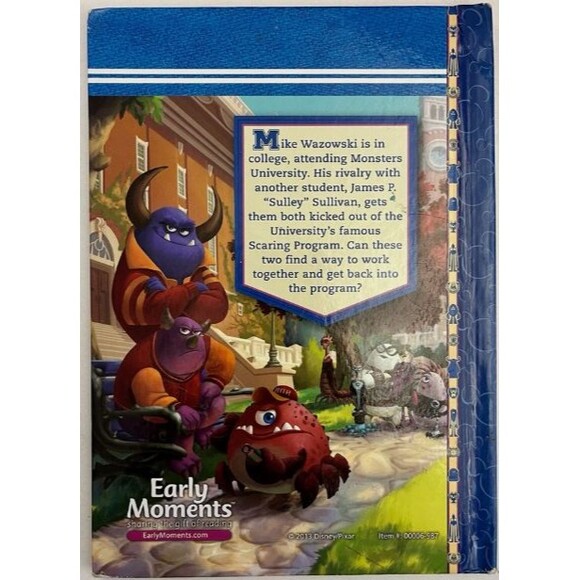 Disney Pixar Monsters University Book. Early Moments, 2013. Monsters Inc. Scully - Picture 2 of 2